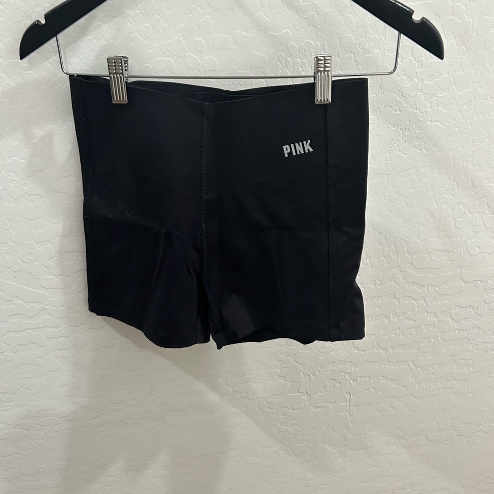 PINK Victoria's Secret Women's Black Spandex Shorts